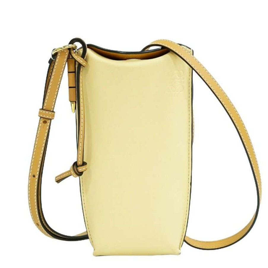 Loewe * | Best Sale Loewe Gate Leather In (One Size) Beige