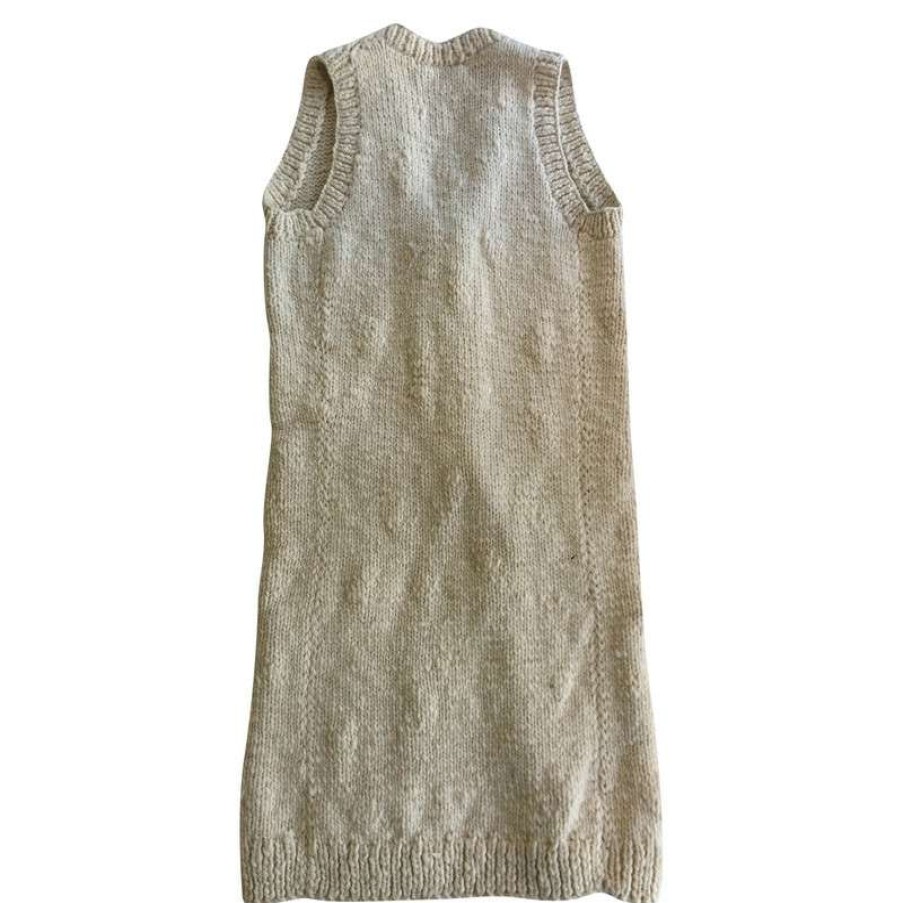 Loewe * | Best Quality Loewe Knitted Vest In (Size Xs) Beige