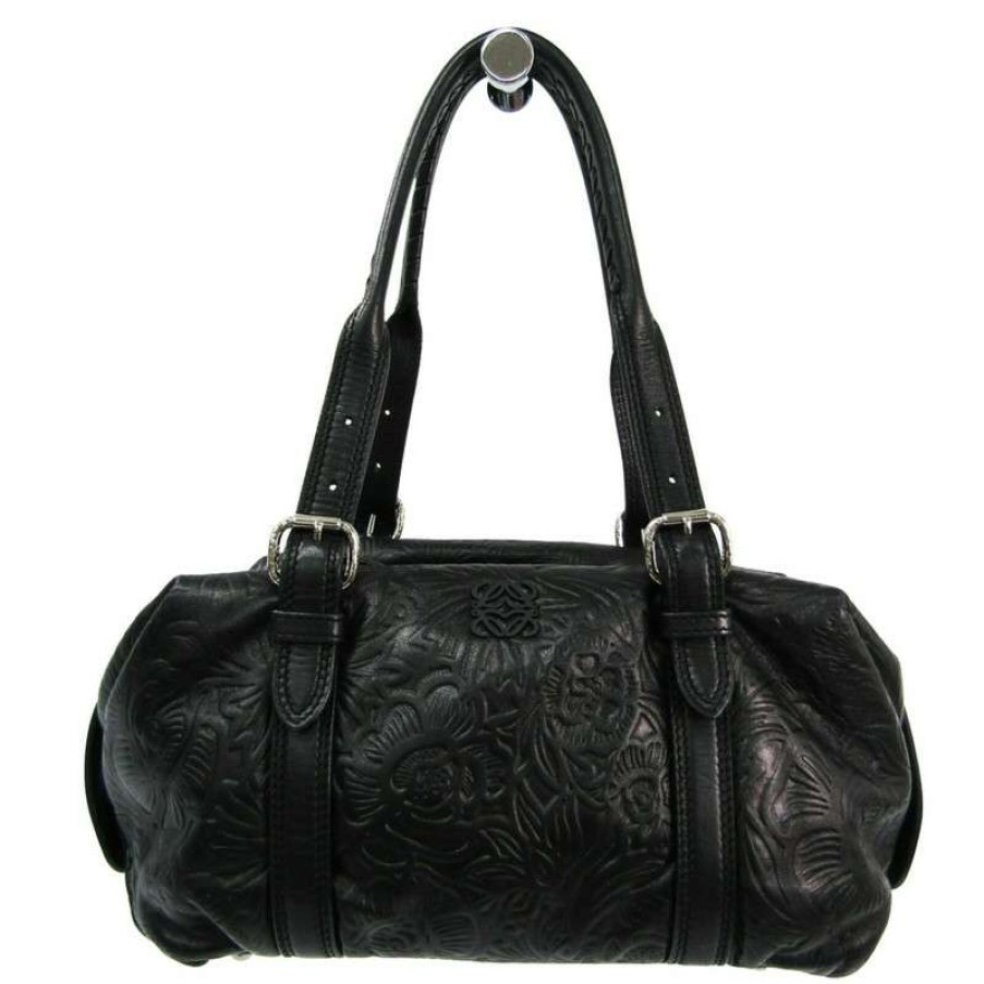 Loewe * | Best Sale Loewe Tote Bag Leather In (One Size) Black