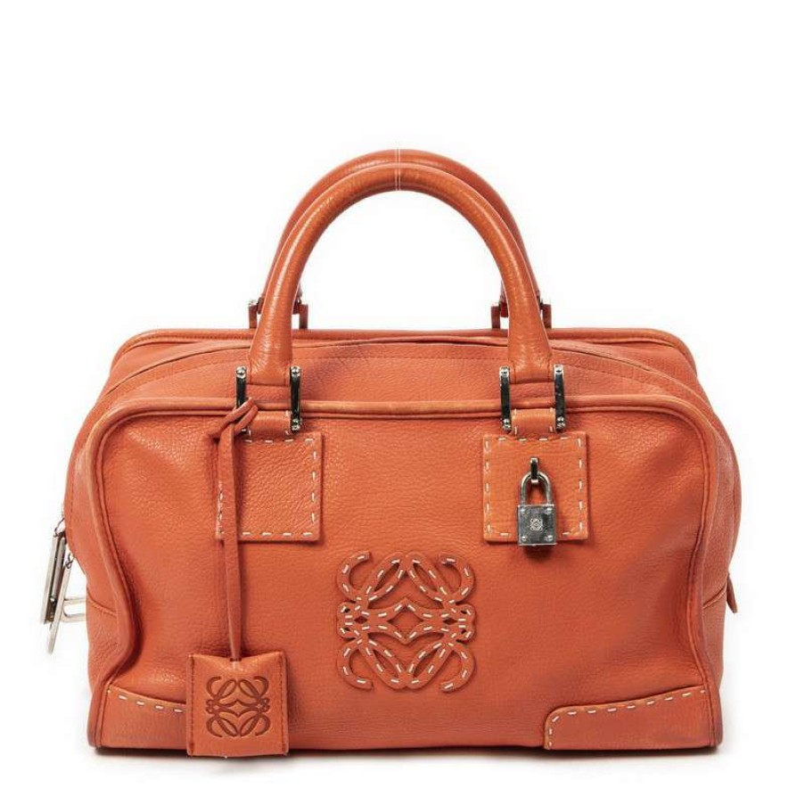 Loewe * | Best Sale Loewe Handbag Leather In (One Size) Orange