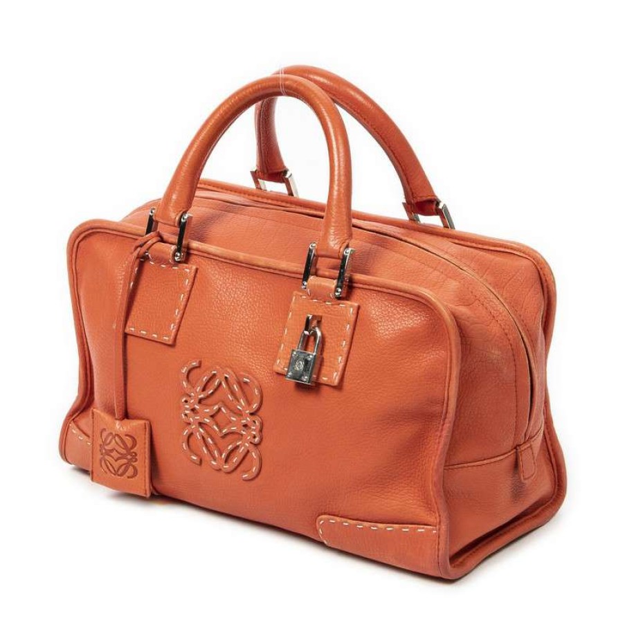 Loewe * | Best Sale Loewe Handbag Leather In (One Size) Orange