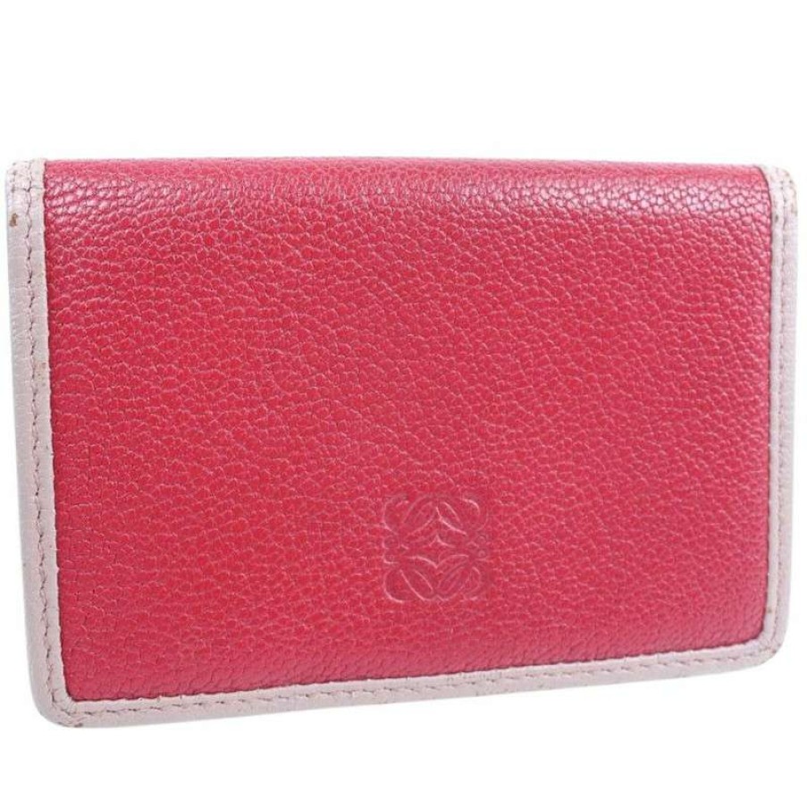 Loewe * | Outlet Sale Loewe Bag/Purse Leather In (One Size) Red