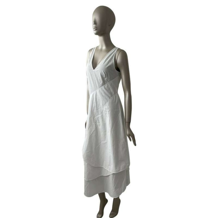 Loewe * | Classical Loewe Dress In (Size Xxs) White