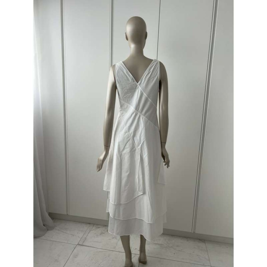 Loewe * | Classical Loewe Dress In (Size Xxs) White