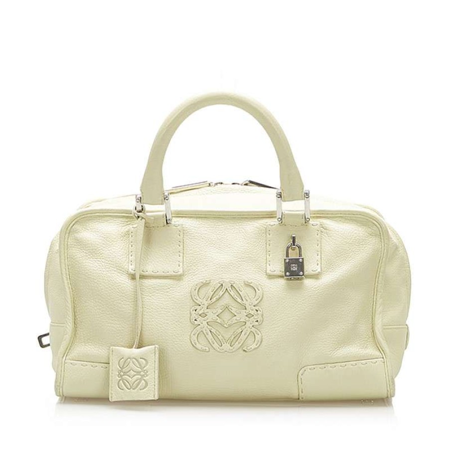 Loewe * | Classical Loewe Amazona Leather In (One Size) White