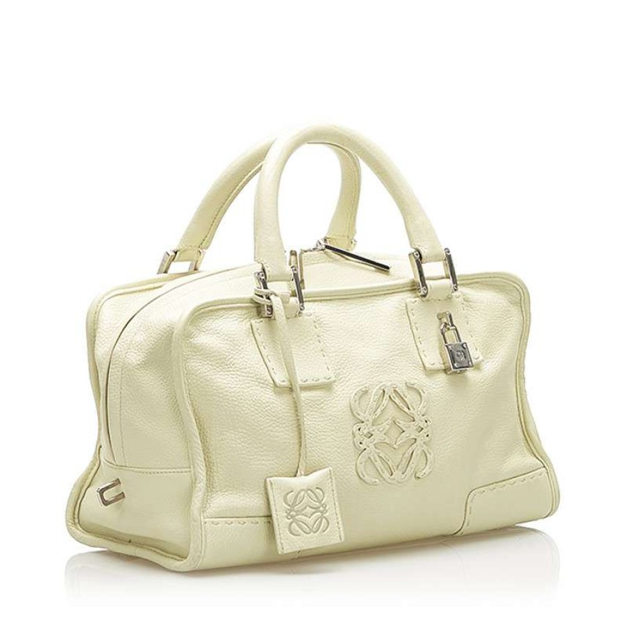 Loewe * | Classical Loewe Amazona Leather In (One Size) White