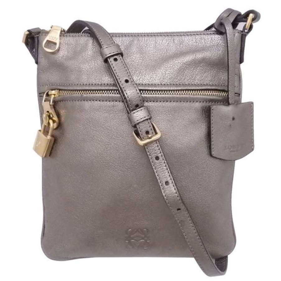 Loewe * | Wholesale Loewe Shoulder Bag Leather In (One Size) Beige