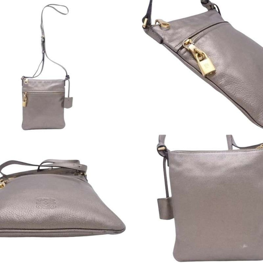 Loewe * | Wholesale Loewe Shoulder Bag Leather In (One Size) Beige