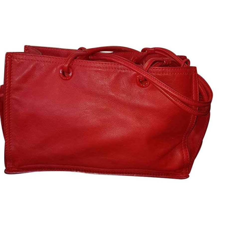 Loewe * | Best Choice Loewe Shoulder Bag Leather In (One Size) Red