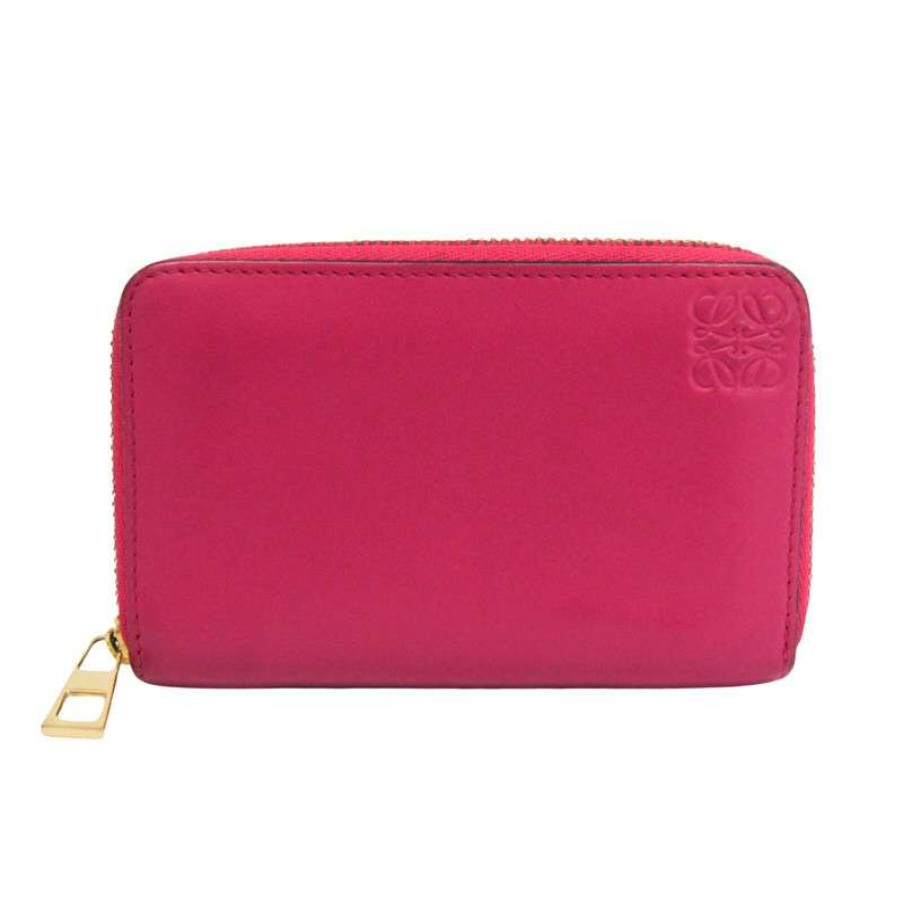 Loewe * | Hot Selling Loewe Anagram Bag Leather In (One Size) Pink