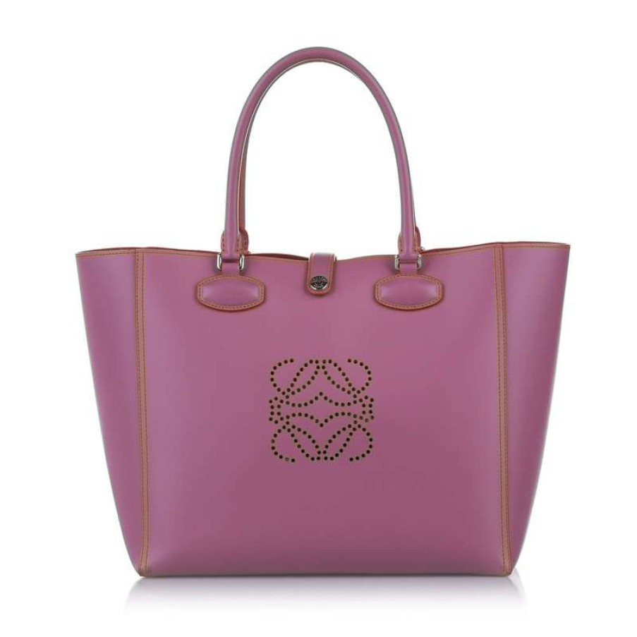 Loewe * | Best Choice Loewe Tote Bag Leather In (One Size) Pink