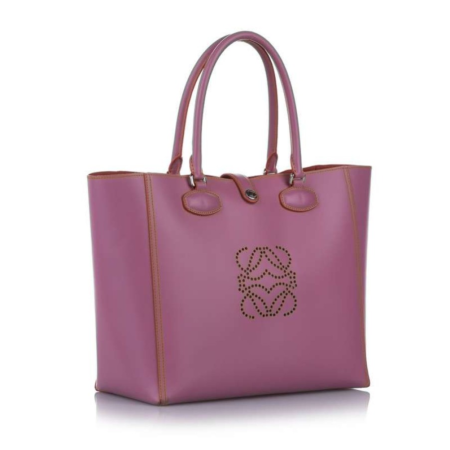 Loewe * | Best Choice Loewe Tote Bag Leather In (One Size) Pink