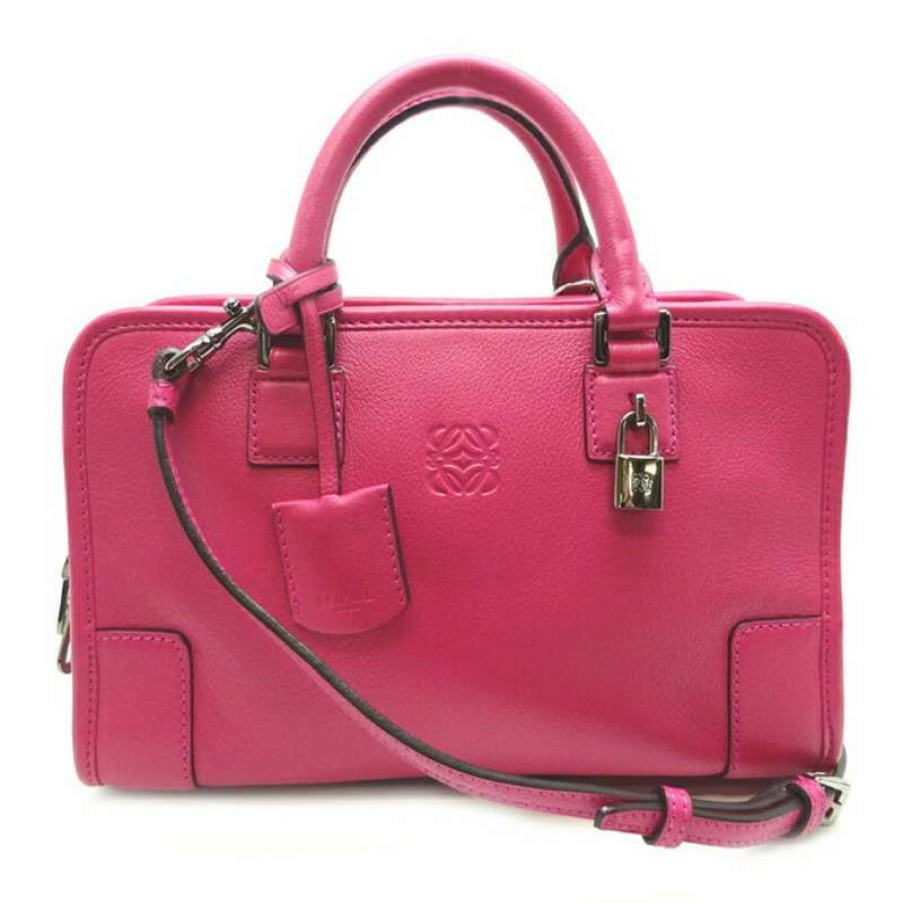 Loewe * | Sale Online Loewe Amazona Leather In (One Size) Pink