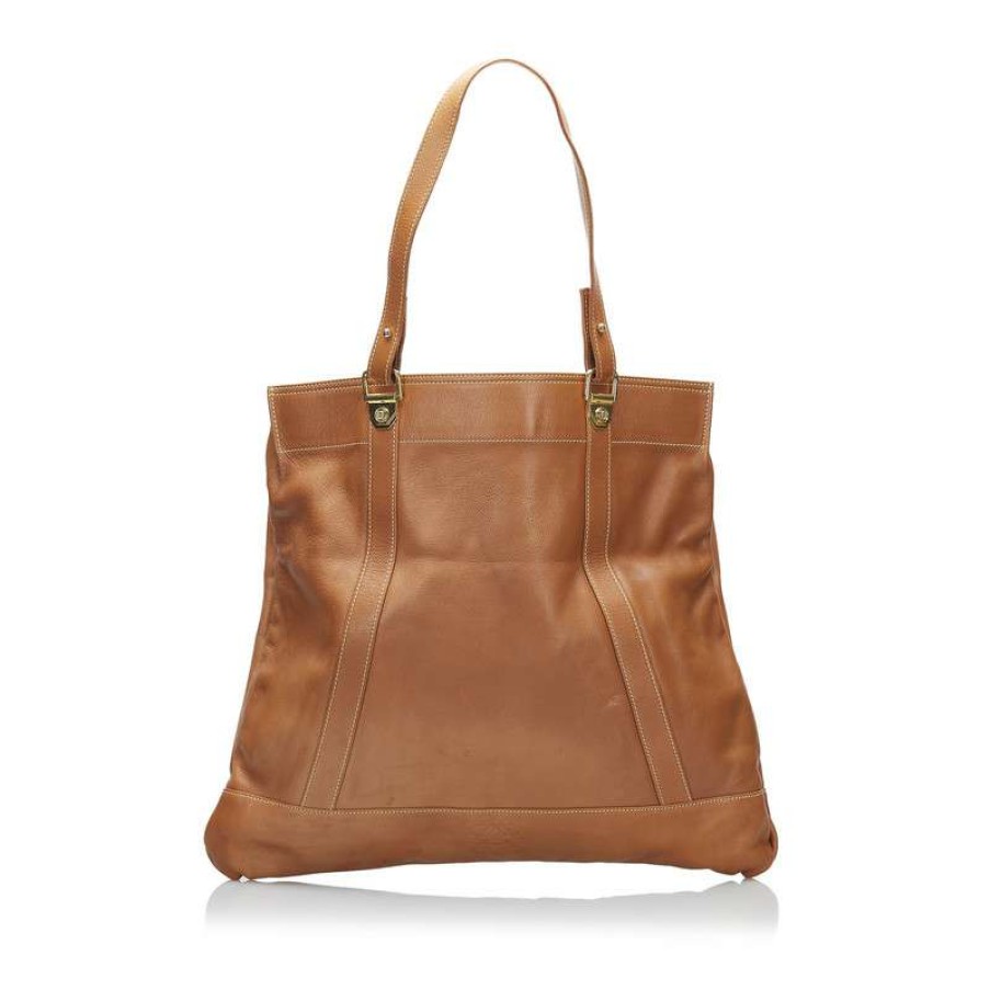 Loewe * | Sale Online Loewe Tote Bag Leather In (One Size) Brown