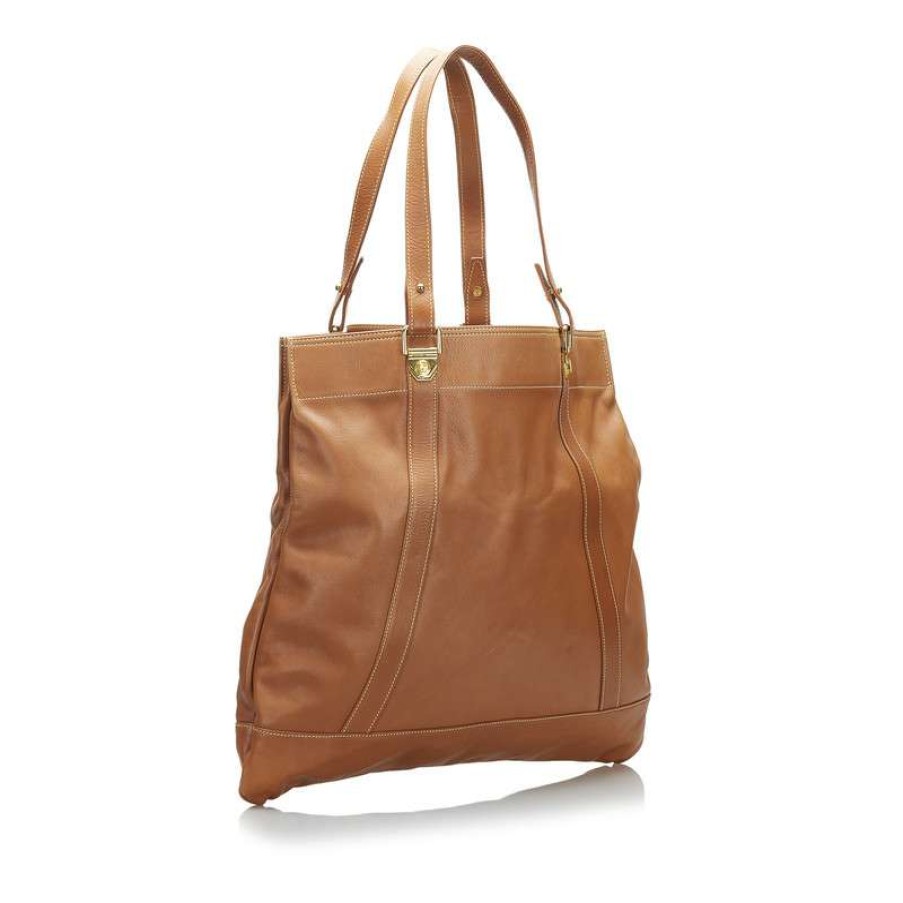 Loewe * | Sale Online Loewe Tote Bag Leather In (One Size) Brown