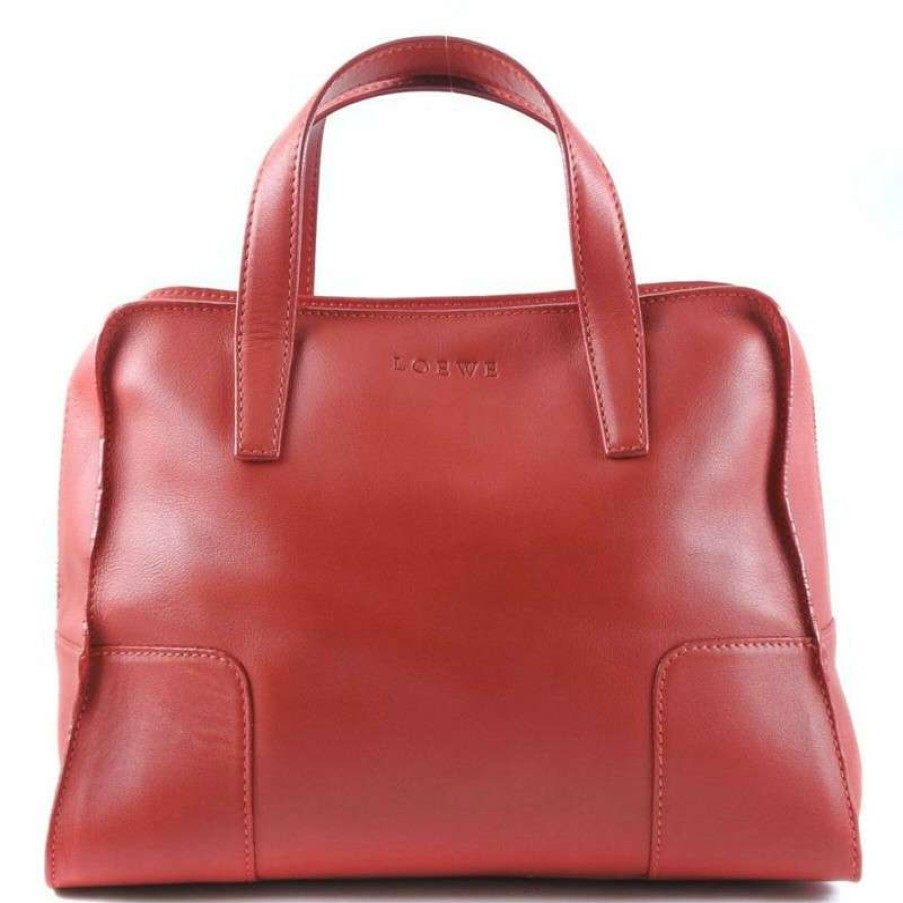 Loewe * | Best Sale Loewe Handbag Leather In (One Size) Red