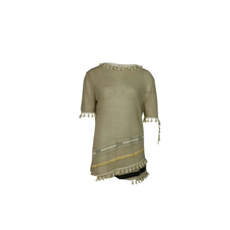 Loewe * | Clearance Loewe Top Linen In (Size S) Beige