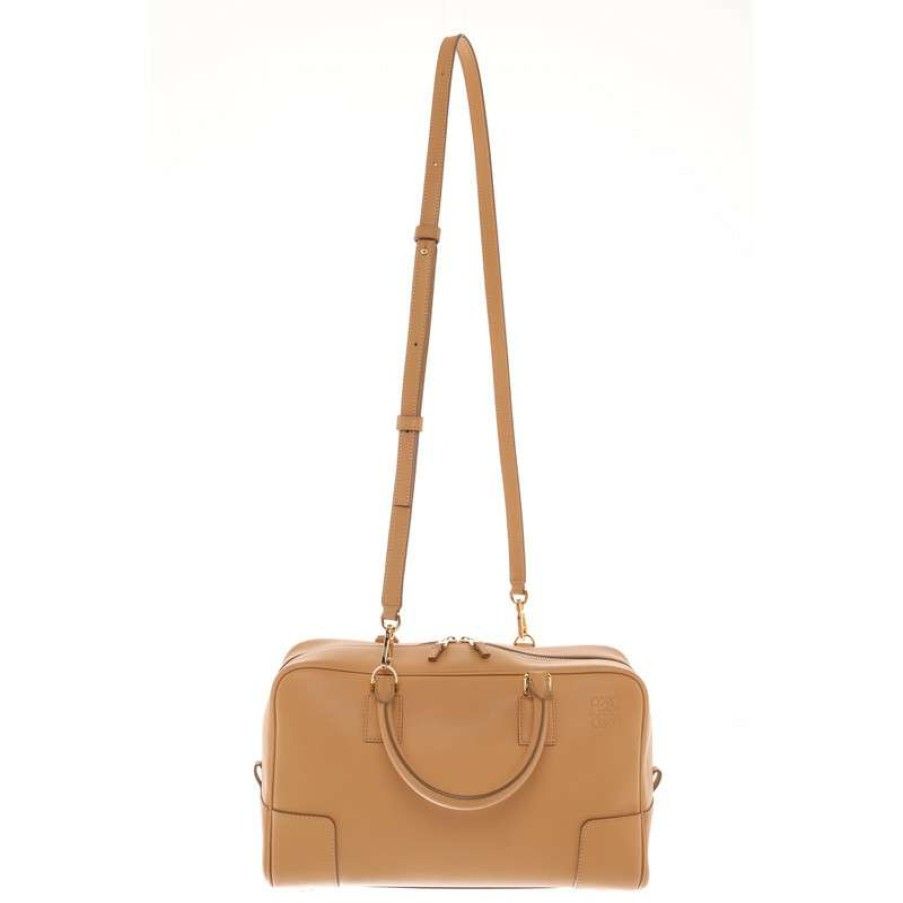 Loewe * | Best Choice Loewe Amazona 28 Leather In (One Size) Brown