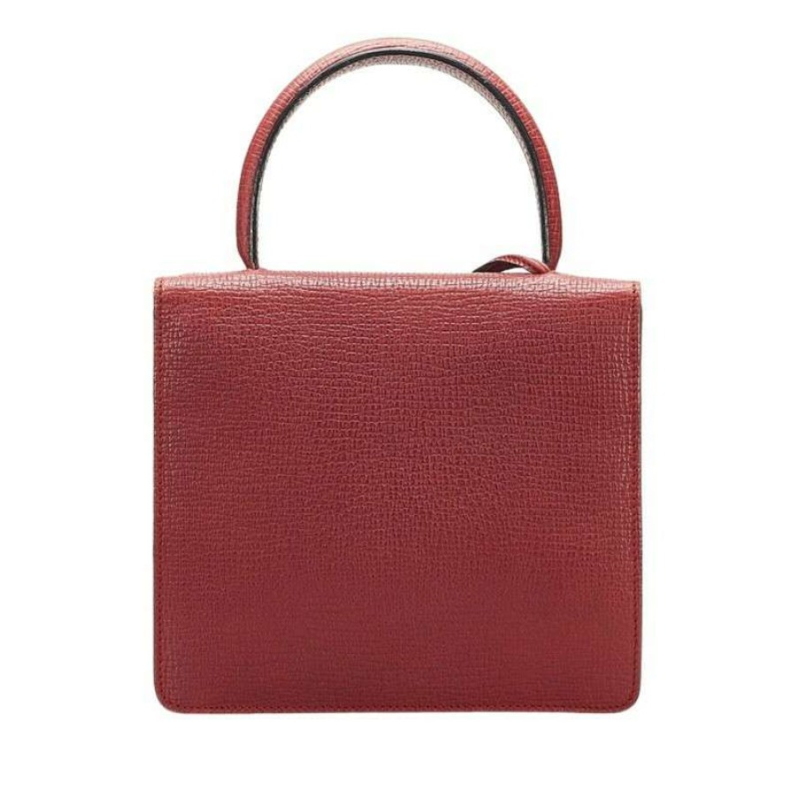 Loewe * | Hot Selling Loewe Barcelona Bag Leather In (One Size) Red