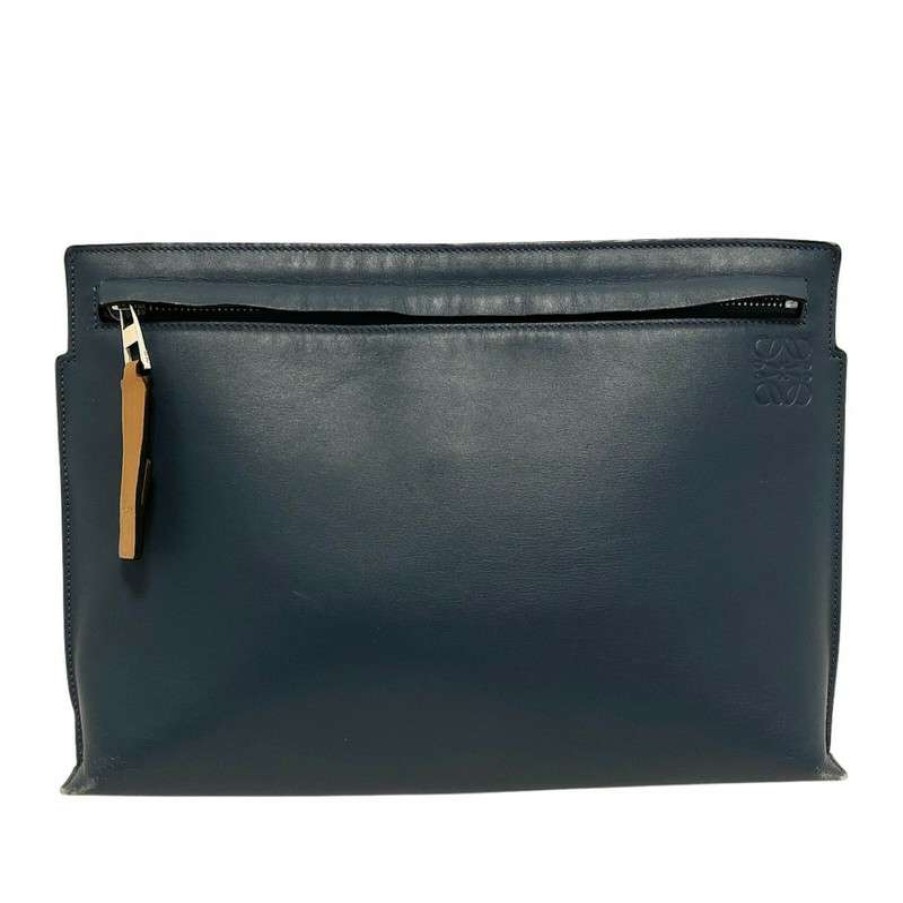 Loewe * | New Threads Loewe Clutch T Pouch Leather(One Size) Other Colour