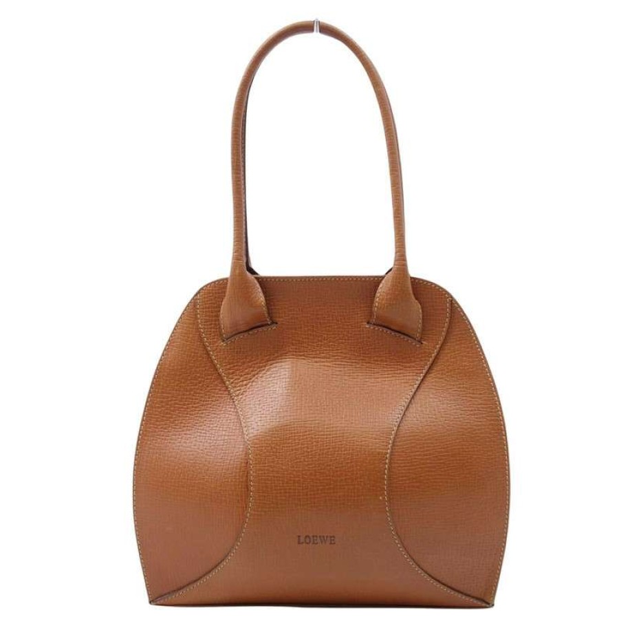 Loewe * | Unique Loewe Tote Bag Leather In (One Size) Brown