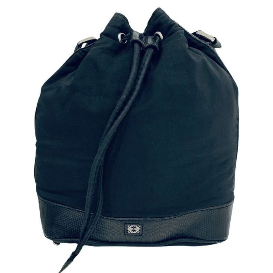 Loewe * | Best Choice Loewe Shoulder Bag Canvas In (One Size) Black