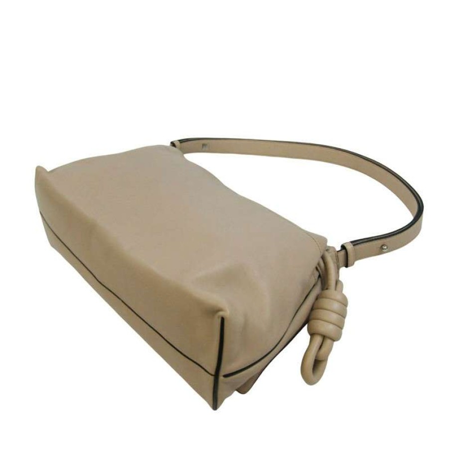 Loewe * | Best Choice Loewe Anagram Bag Leather In (One Size) Beige