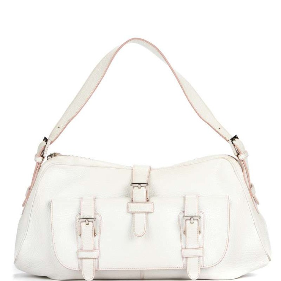 Loewe * | Top Sell Loewe Shoulder Bag Leather In (One Size) White